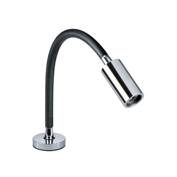 Quick Marine - Audrey LED Reading Light (Warm White, 10/30V, Black, Chromed Finish) (FASP1182TVCFA00) — Quality Boat Parts