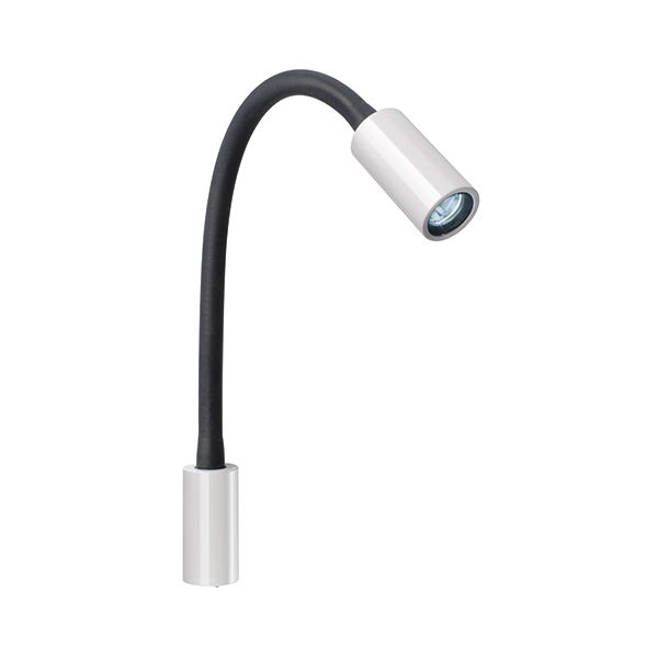 Quick Marine - Audrey Wall PL S2 LED Reading Light (Warm White, Black Neoprene, White 9010) (FASP3713BCBAA00) — Quality Boat Parts