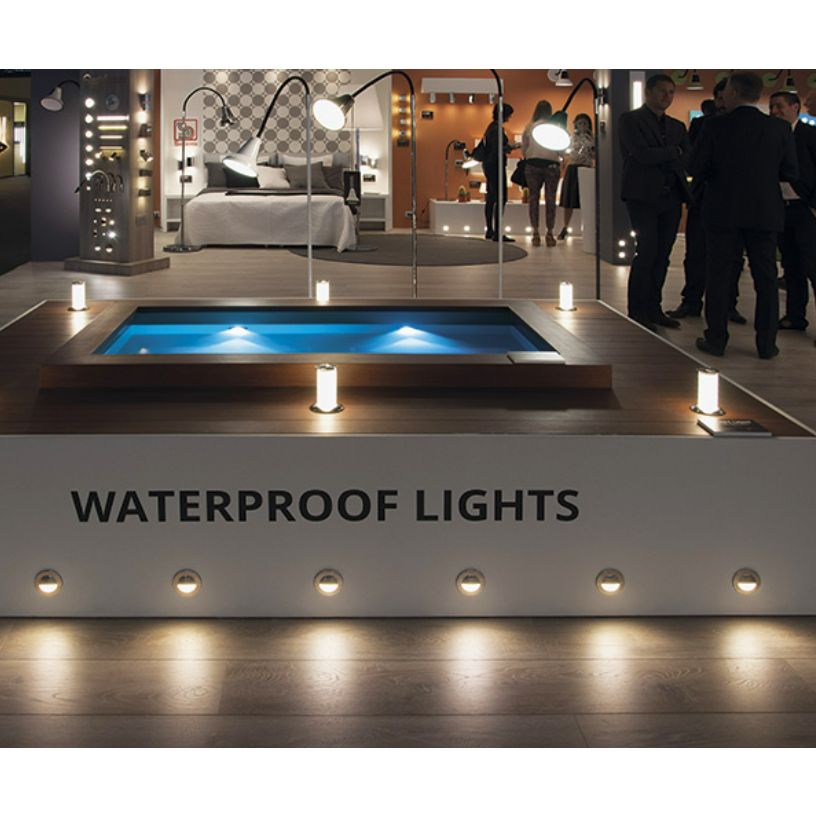 Quick Marine - Secret Light L 6W - LED Retractable Lamp 10-30V, Stainless Steel — Quality Boat Parts