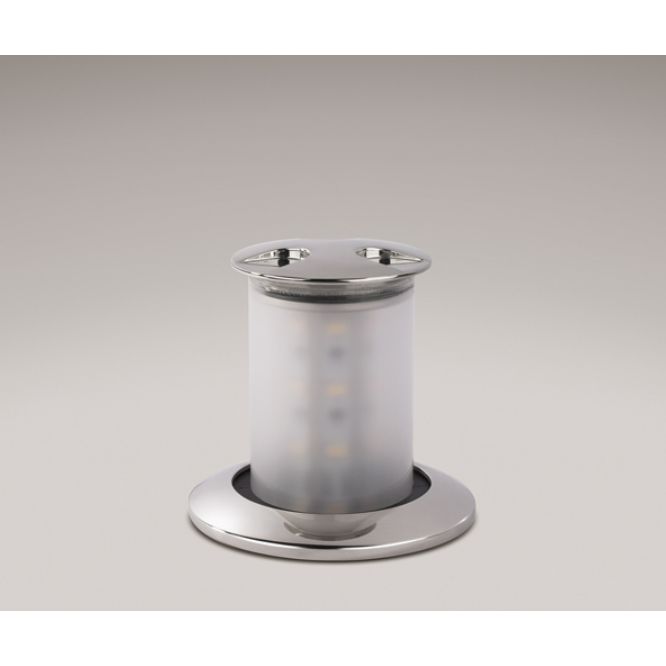 Quick Marine - Secret Light 6W LED Retractable Lamp (Warm White, 10/30V, Stainless Steel) (FASP4072X12CE00) — Quality Boat Parts