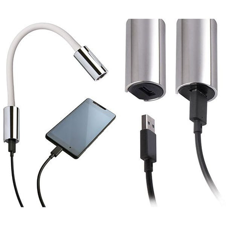 Quick Marine - Audrey Wall USB LED Reading Light Daylight — Quality Boat Parts
