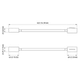 Quick Marine - Audrey Wall USB LED Reading Light Daylight — Quality Boat Parts