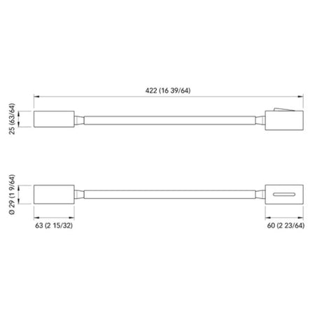 Quick Marine - Audrey Wall USB LED Reading Light Daylight — Quality Boat Parts