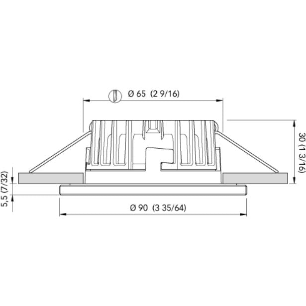 Quick Marine - Apollo XP LP LED Downlight (Daylight, 6W, 10/30V) (FASP5032X11CA00) — Quality Boat Parts