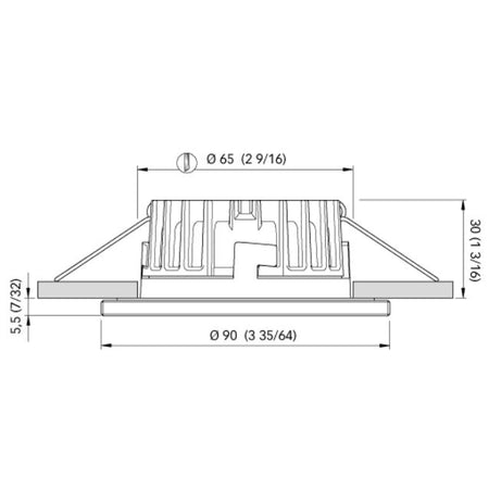 Quick Marine - Apollo XP LP LED Downlight (RGBW QCC/QNN, 6W) (FASP5032X18CA00) — Quality Boat Parts