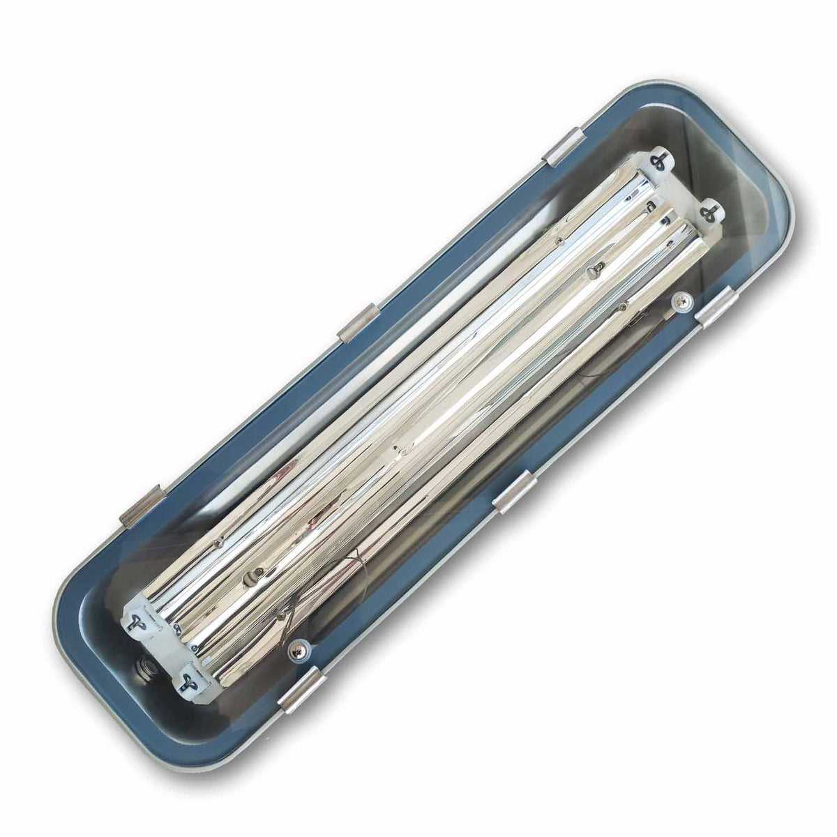 Mega LED - Waterproof LED Tube Light Fixture - Toughened Glass Cover For 1x2FT T8/T5 LED Tubes (30194) — Quality Boat Parts