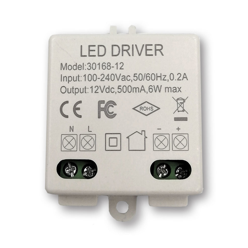 Mega LED - Driver Power Supply - 100-240V AC, 12V DC, 0.5A, 6W (30168-12) — Quality Boat Parts