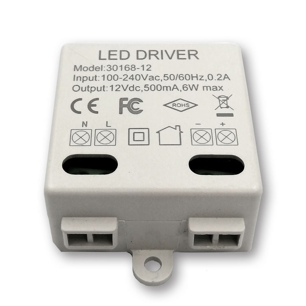 Mega LED - Driver Power Supply - 100-240V AC, 12V DC, 0.5A, 6W (30168-12) — Quality Boat Parts