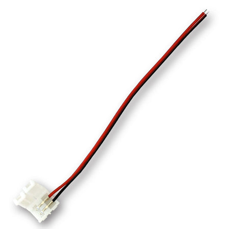 Mega LED - Linear Strip Power Connector - Solder Less, LED Strip, 2 Poles End Power Connector 15cm (3528-EC2) — Quality Boat Parts