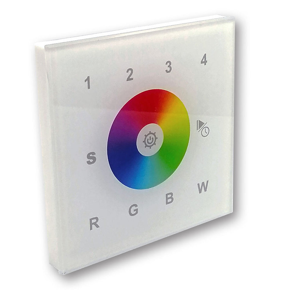 Mega LED - Wall RF Dimmer Controller - RGBW RF Digital Controller For The 30947 Receiver, 256 Brightness Levels (30929) — Quality Boat Parts