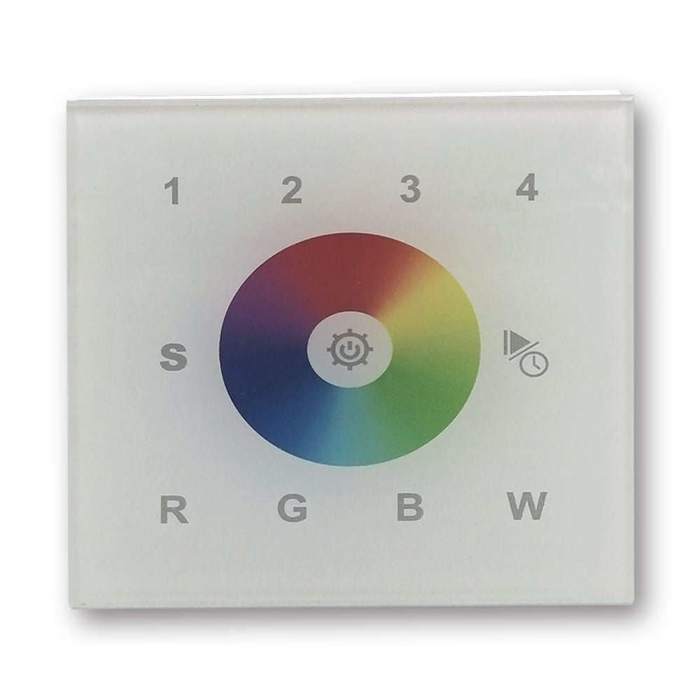 Mega LED - Wall RF Dimmer Controller - RGBW RF Digital Controller For The 30947 Receiver, 256 Brightness Levels (30929) — Quality Boat Parts
