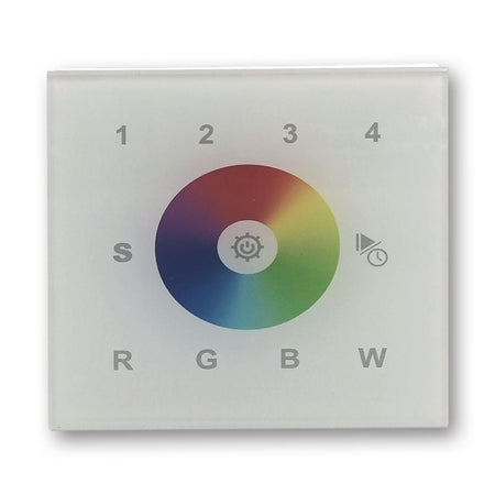 Mega LED - Wall RF Dimmer Controller - RGBW RF Digital Controller For The 30947 Receiver, 256 Brightness Levels (30929) — Quality Boat Parts