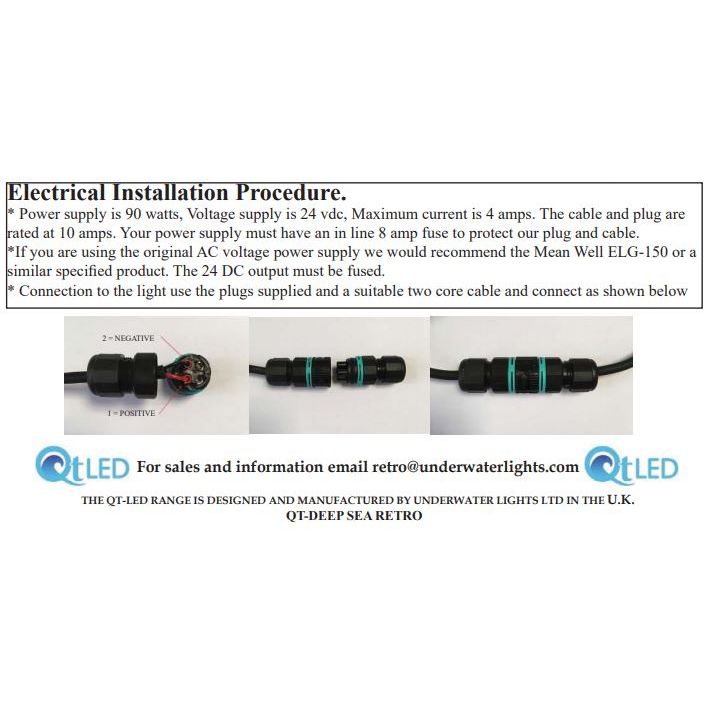 UWL - Deepsea Upgrade Underwater Light - 4A (Thru-Hull SeaLite 150W-HID Replacement) — Quality Boat Parts