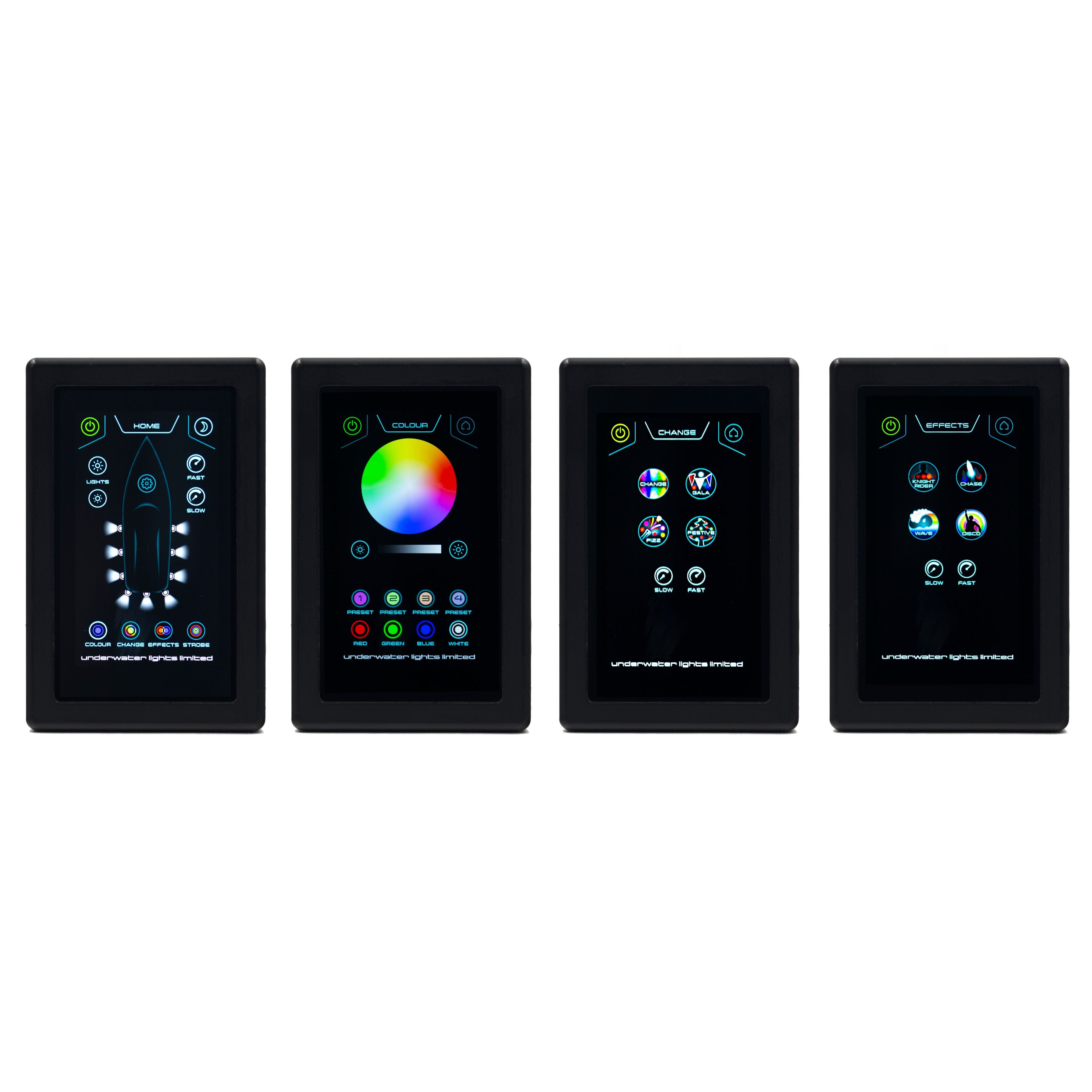 UWL - Touch Panel UWL Controller - Lighting Controller, 12/24V, RGBW (UWL Controller) — Quality Boat Parts