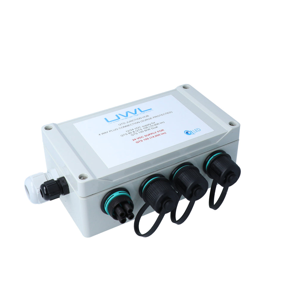 UWL - 4-Light Junction Box, Single Color (QTD-JUNCTION HUB) — Quality Boat Parts