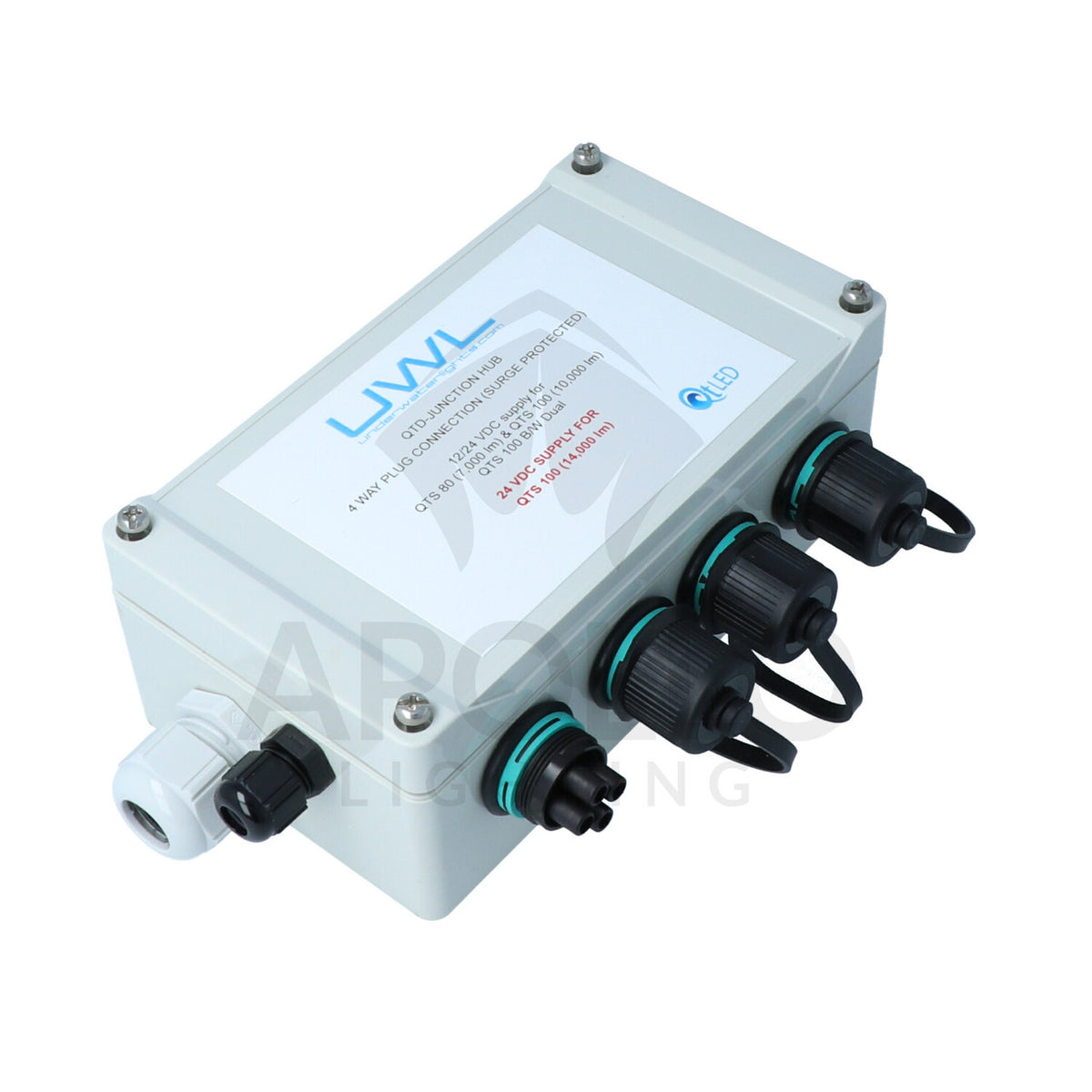 UWL - 4-Light Junction Box, Single Color (QTD-JUNCTION HUB) — Quality Boat Parts
