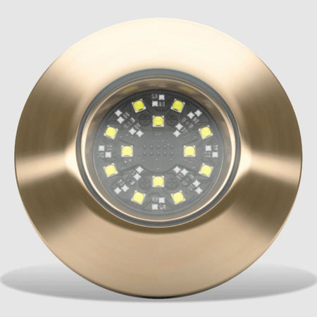 Lumishore - SUPRA THX403 Underwater Light - Cool White/Blue, 10-30VDC, IP68, 6A, Bronze (LM600344) — Quality Boat Parts