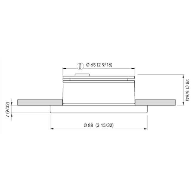 Quick Marine - Chiara DL85 LED Downlight (Daylight/Blue, 4W, 10/30V, Stainless Steel) (FASP0592X19CE00) — Quality Boat Parts