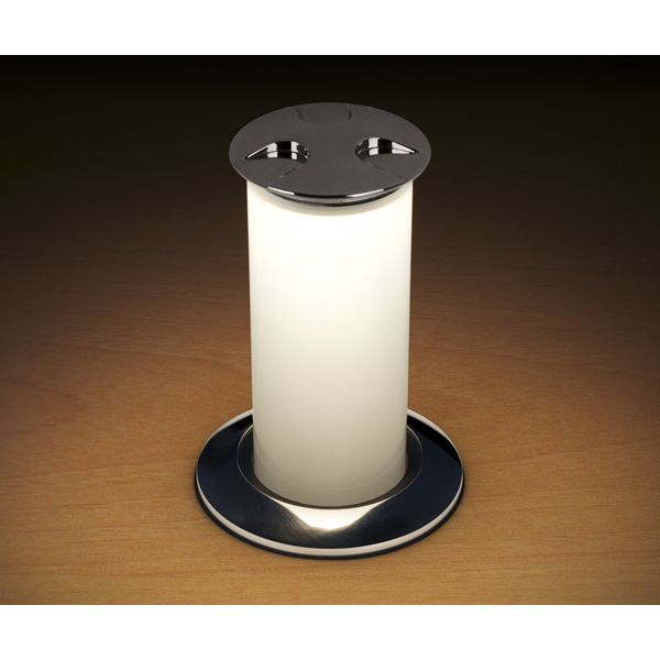 Quick Marine - Secret Light 3W LED Retractable Lamp (Warm White, 10/30V, Stainless Steel) (FASP3562X12CA00) — Quality Boat Parts