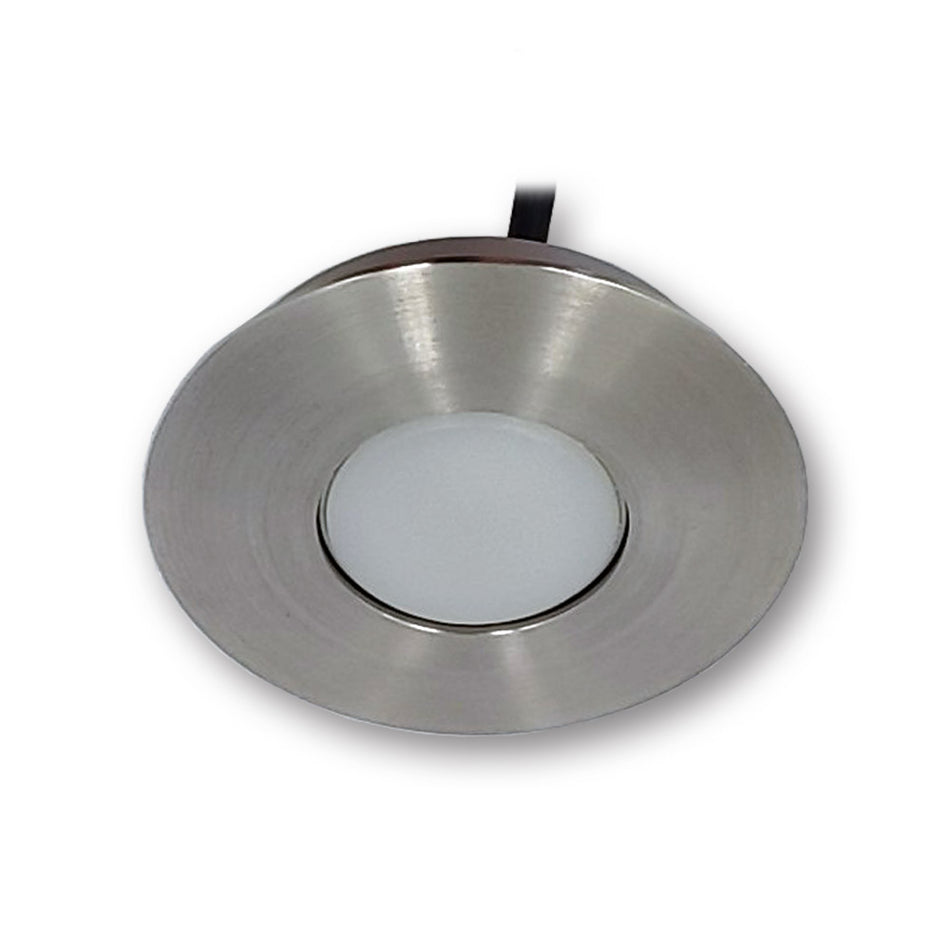 Mega LED - LED Downlight - 2W, 90 Lumens 3000K, Stainless Steel 316 Housing, 10-30V DC (THASOS) — Quality Boat Parts