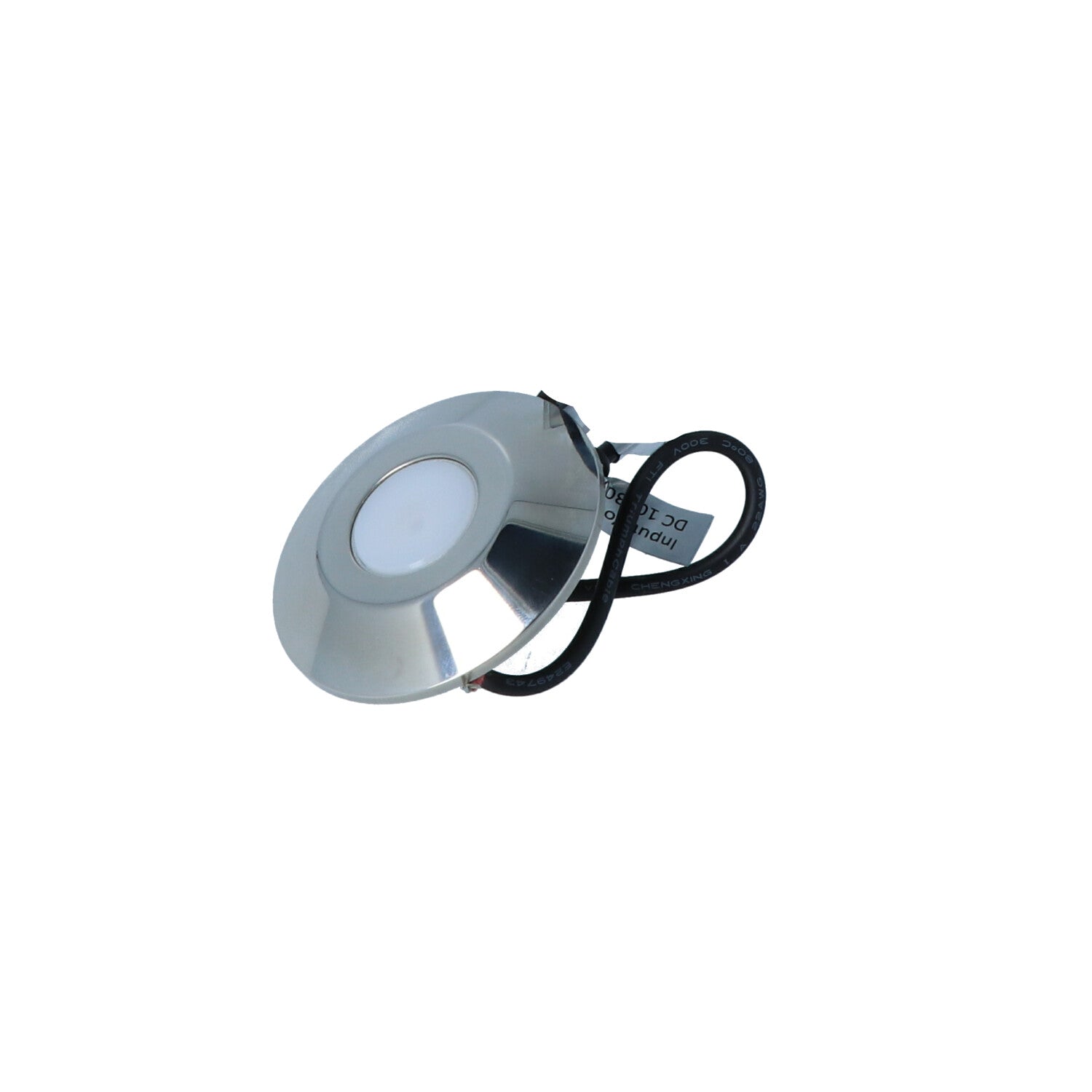 Mega LED - Thasos Surface Mount LED Downlight - 2W, 90 Lumens 3000K, Stainless Steel 316 Housing, 10-30V DC (THASOS-SF) — Quality Boat Parts