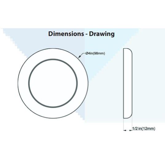 Mega LED - Dimitra LED Downlight - 9W, 3000K, Waterproof IP65, Dimming With Memory Function (DIMITRA) — Quality Boat Parts
