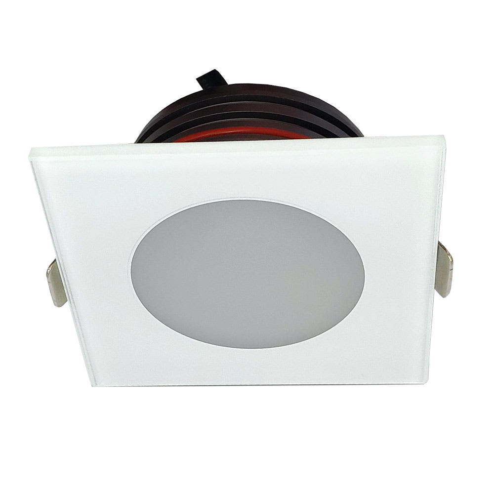 Mega LED - LED Downlight - 10W, 700 Lumens, Warm White 3000K, 10-30V DC (TILOS-SQ) — Quality Boat Parts