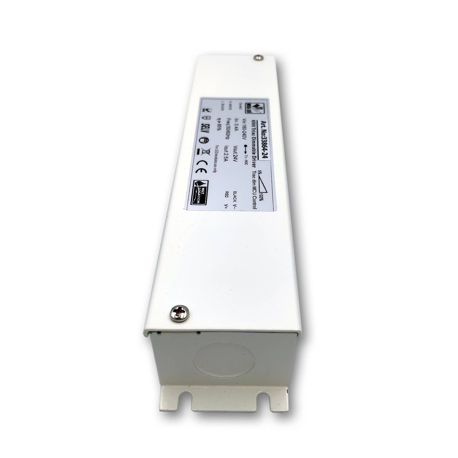 Mega LED - Special Power Driver - 180-240V AC, 24V DC, 2.50A/24V, 60W (33864-24) — Quality Boat Parts