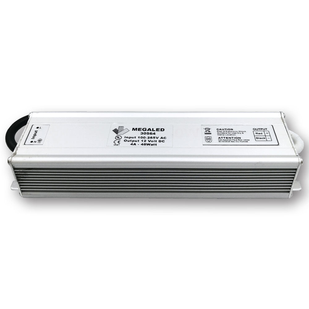 Mega LED - Dimmable Driver - 110-120V AC, 12V DC, 4A, 48W (30564-110) — Quality Boat Parts