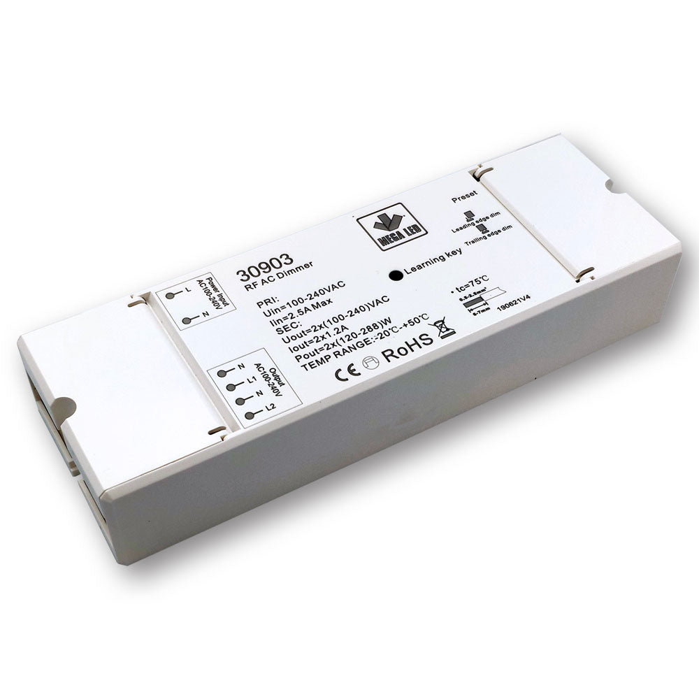 Mega LED - RF Electronic Dimmer - For Smooth Dimming, Ideal For All LED Lights, 240-576W (30903) — Quality Boat Parts