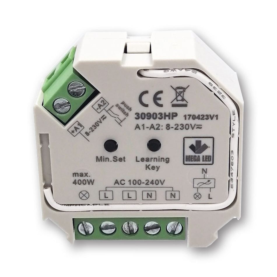 Mega LED - RF Wireless Dimmer - Remote Controlled, Triac & Mosfet Dimmer For Up To 400W (30903-HP) — Quality Boat Parts