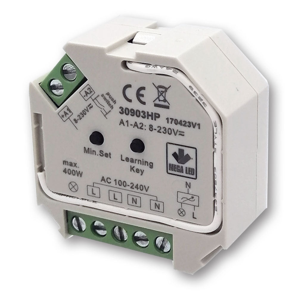Mega LED - RF Wireless Dimmer - Remote Controlled, Triac & Mosfet Dimmer For Up To 400W (30903-HP) — Quality Boat Parts