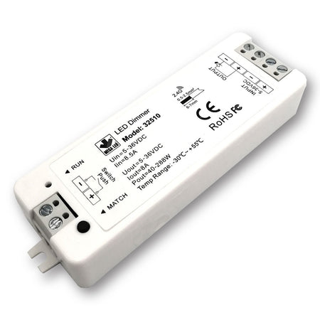 Mega LED - Electronic Dimmer - For RF Remote, Input 5-36V DC, 8A Max 40-288 Watt (36V DC) — Quality Boat Parts