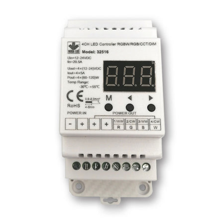 Mega LED - Electronic Dimmer - For RF Remote, Input 12-24V DC, 20A Max (240W-480W) (32516) — Quality Boat Parts