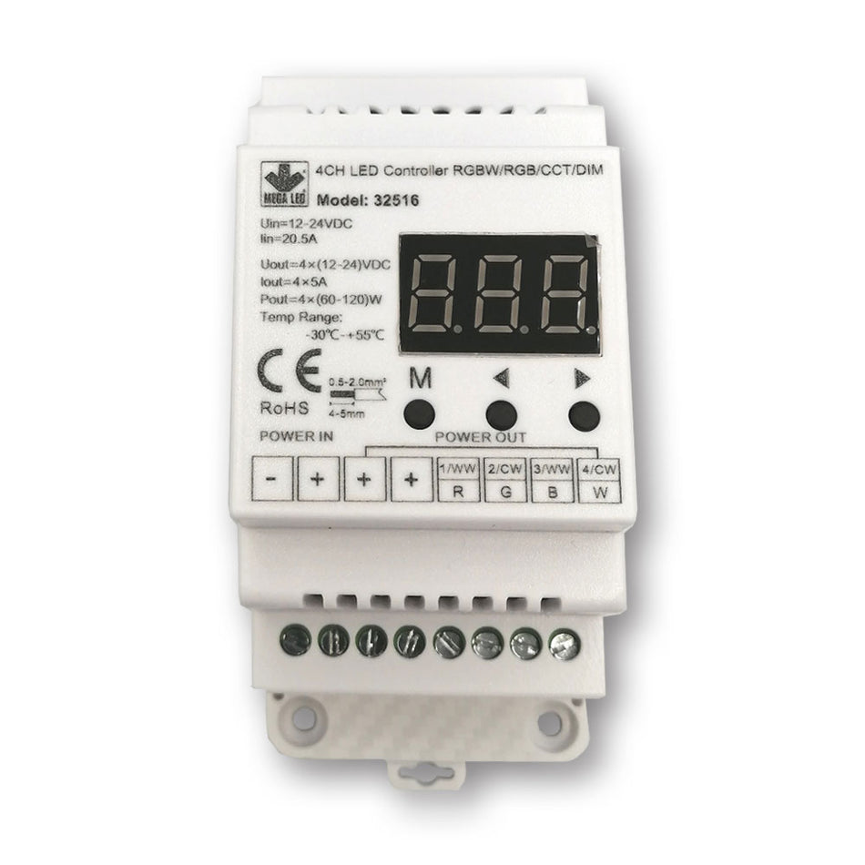 Mega LED - Electronic Dimmer - For RF Remote, Input 12-24V DC, 20A Max (240W-480W) (32516) — Quality Boat Parts