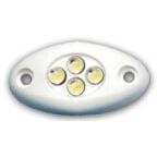 Imtra - LED Cluster Courtesy Light - Black, White, IP65, Plastic — Quality Boat Parts