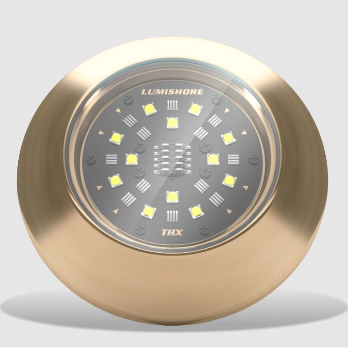 Lumishore - Ora Series THX203 Underwater Light - 58W, Bronze Housing, IP68, 11-65V — Quality Boat Parts