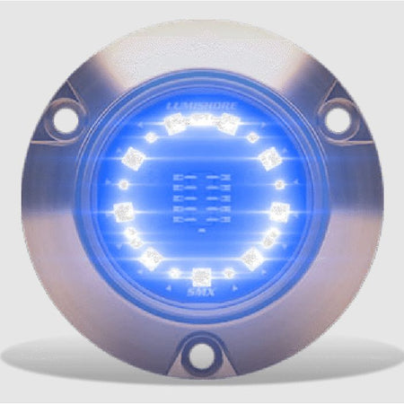 Lumishore - M-Series Supra SMX23 Underwater Light - White/Blue, 30W, 12VDC, Bronze (LM600313) — Quality Boat Parts