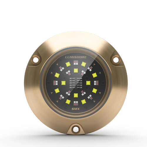 Lumishore - EOS SMX153 Underwater Light - RGBW (Color Changing), 36W, 10-30VDC, Bronze, IP68 (LM600316) — Quality Boat Parts