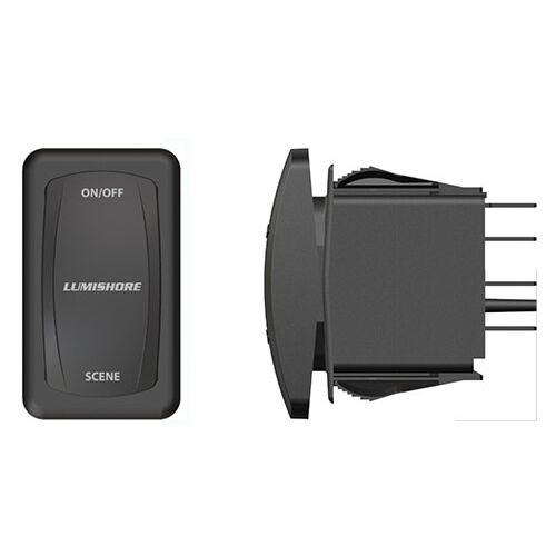 Lumishore - i-Connect Rocker Switch - 10-31V, IP67 (LM600318) — Quality Boat Parts