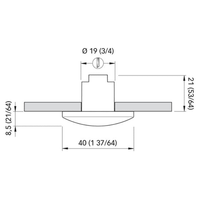 Quick Marine - Patricia CO40 LED Courtesy Light - 10/30V, 0.48W, IP65 — Quality Boat Parts