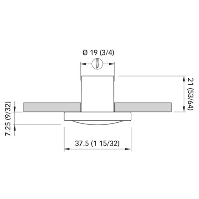 Quick Marine - Ilenia CO37 LED Courtesy Light (Daylight, 10/30V, Stainless Steel) (FASP0272U01CA00) — Quality Boat Parts