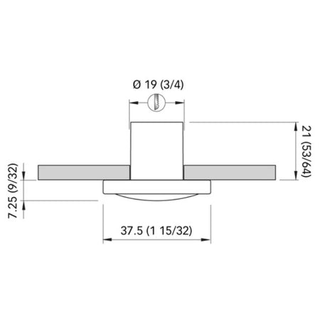 Quick Marine - Ilenia CO37 LED Courtesy Light (Daylight, 10/30V, Stainless Steel) (FASP0272U01CA00) — Quality Boat Parts