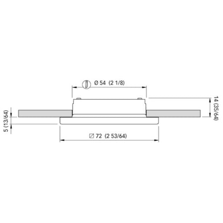 Quick Marine - Edwin C Dual IP66 LED Downlight (Warm White/Red, 2W, 10/30V, White 9010) (FASP3432B1BCA00) — Quality Boat Parts