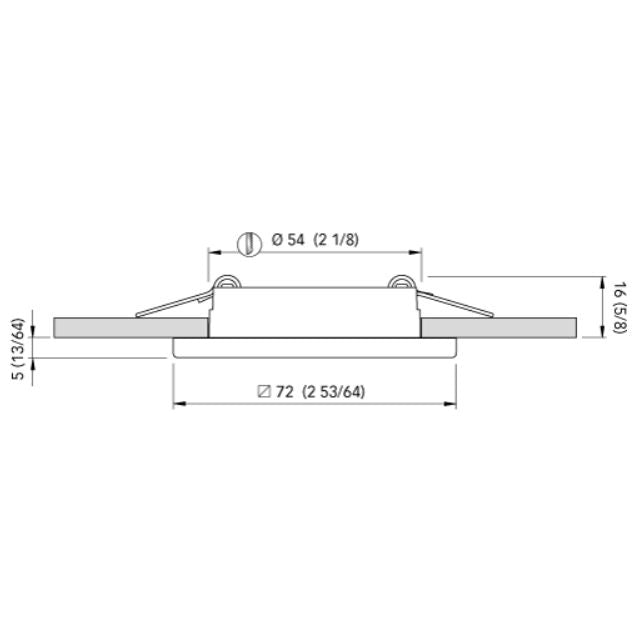 Quick Marine - Edwin Club LED Downlight (2W, 10/30V) — Quality Boat Parts