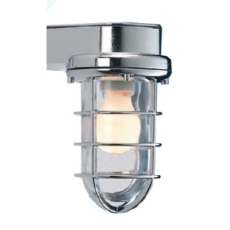 Mega LED - Docking Light - Wall Type, Nautical Style Light, From Polished Brass, For E26/E27 Bulbs, IP55 (30102) — Quality Boat Parts