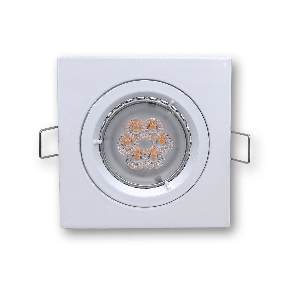 Mega LED - Tinos Downlight Fixture - Aluminum Alloy, For MR16/GU10 LED Bulbs, White Finish (TINOS-W) — Quality Boat Parts