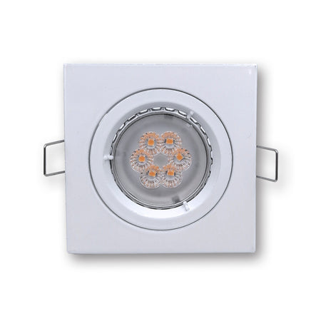 Mega LED - Tinos Downlight Fixture - Aluminum Alloy, For MR16/GU10 LED Bulbs, White Finish (TINOS-W) — Quality Boat Parts