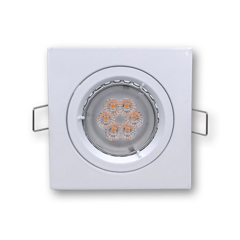 Mega LED - Tinos Downlight Fixture - Aluminum Alloy, For MR16/GU10 LED Bulbs, White Finish (TINOS-W) — Quality Boat Parts
