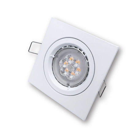Mega LED - Tinos Downlight Fixture - Aluminum Alloy, For MR16/GU10 LED Bulbs, White Finish (TINOS-W) — Quality Boat Parts